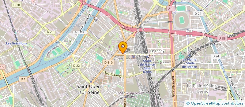 localisation de l'entreprise SBM-CAR  SAINT-DENIS