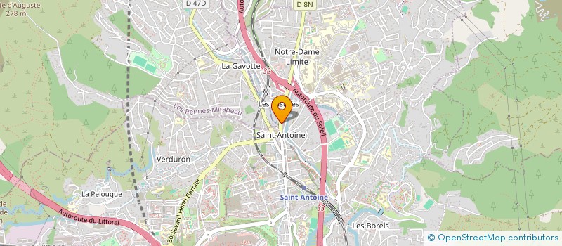 localisation de l'entreprise SBM CARS 13 à MARSEILLE