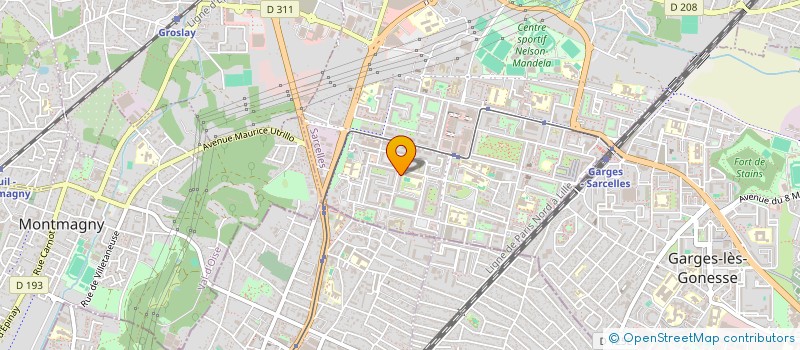 localisation de l'entreprise SBM CLEAN  SARCELLES