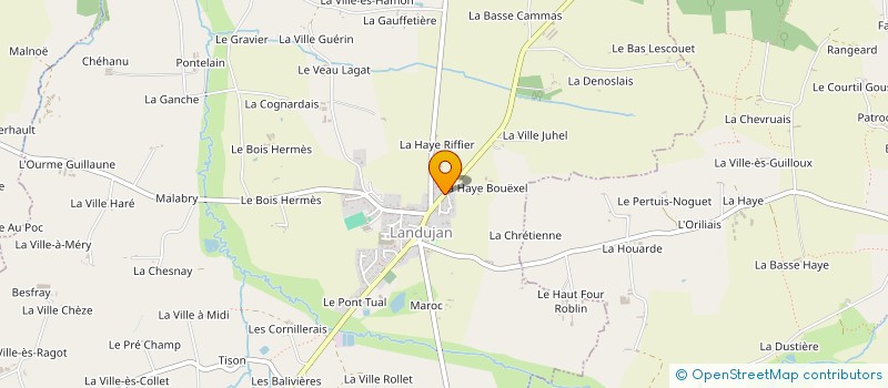 localisation de l'entreprise SBM CLIMATIC à LANDUJAN