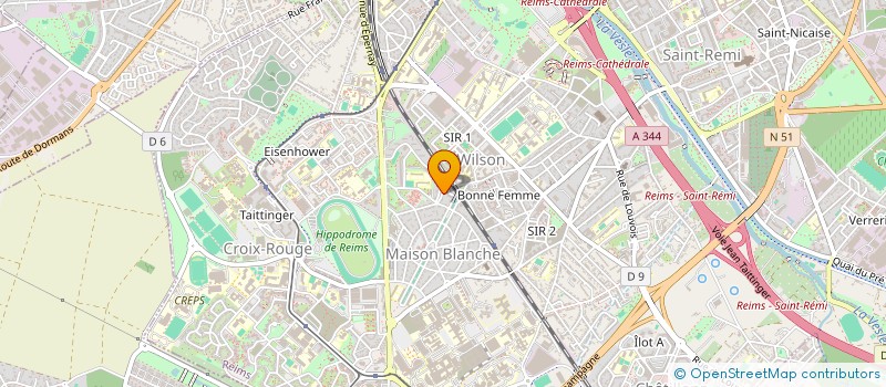 localisation de l'entreprise SBM CONSULTING  REIMS