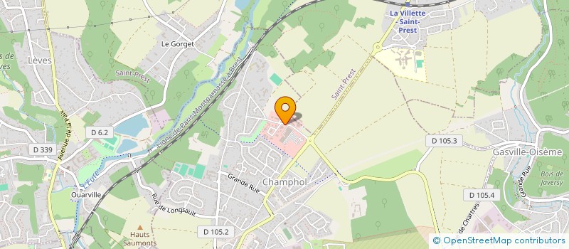 localisation de l'entreprise SBM COURTAGE AUTO à CHAMPHOL