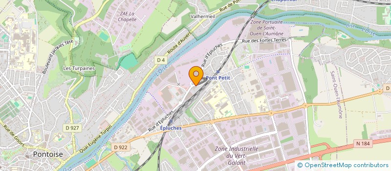 localisation de l'entreprise SBM PASTRY à SAINT-OUEN-L'AUMONE