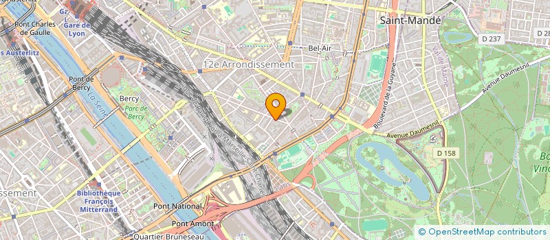 localisation de l'entreprise SBM SARL  PARIS