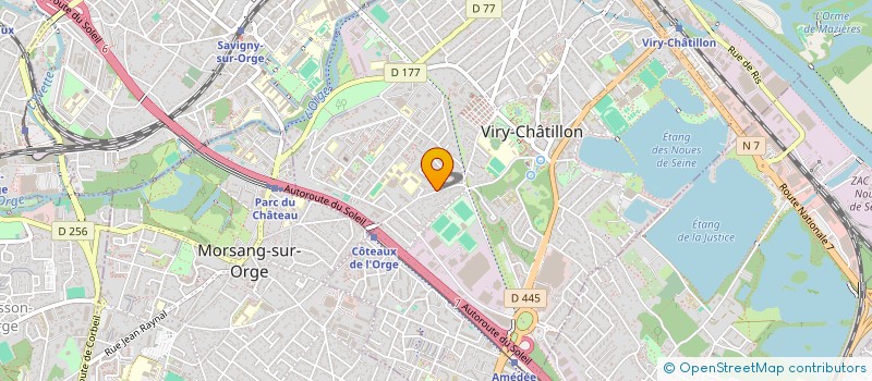 localisation de l'entreprise SBM SARL à VIRY-CHATILLON