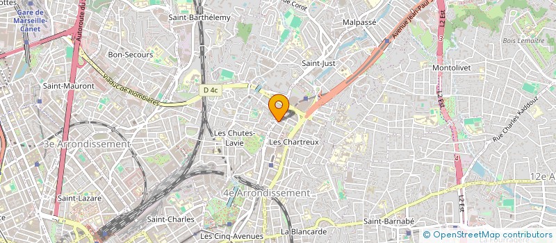localisation de l'entreprise SBM TRANSPORT 13 à MARSEILLE