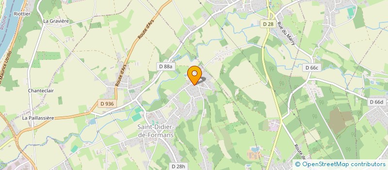 localisation de l'entreprise SBM2  SAINT-DIDIER-DE-FORMANS
