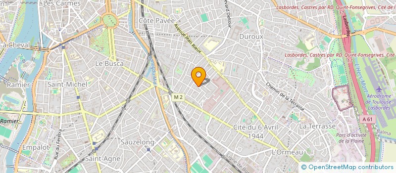 localisation de l'entreprise SBM3 à TOULOUSE