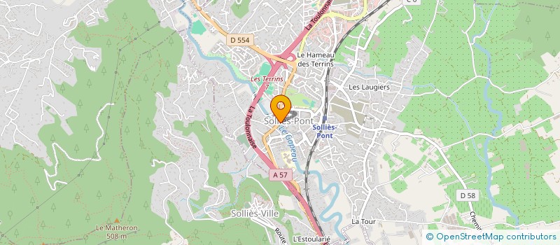 localisation de l'entreprise SBMA à SOLLIES-PONT