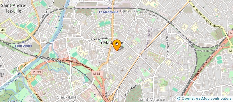 localisation de l'entreprise SBME à LA MADELEINE