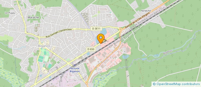 localisation de l'entreprise SBMF  BIGANOS