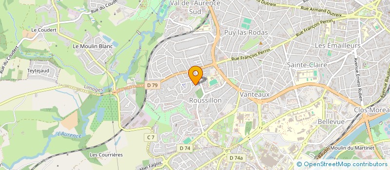 localisation de l'entreprise SBMG à LIMOGES
