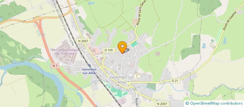 localisation de l'entreprise SBMG  VARENNES-SUR-ALLIER