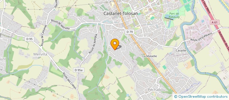 localisation de l'entreprise SBMI à CASTANET-TOLOSAN