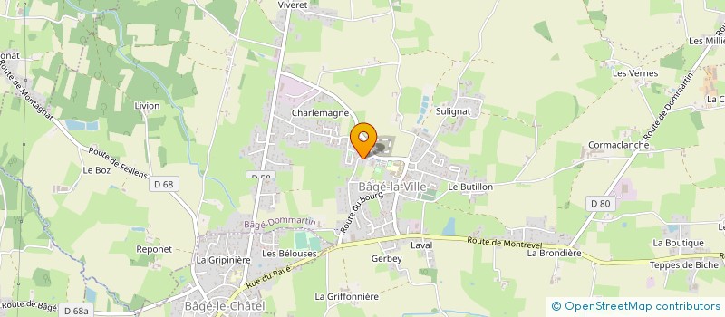 localisation de l'entreprise SBMI-P VALETTE à BAGE-DOMMARTIN
