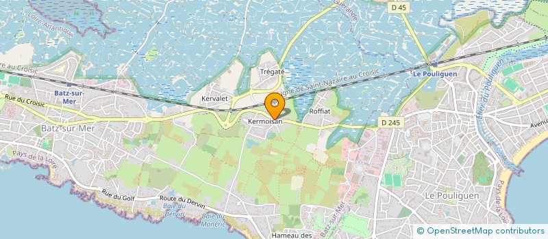 localisation de l'entreprise SBML  BATZ-SUR-MER