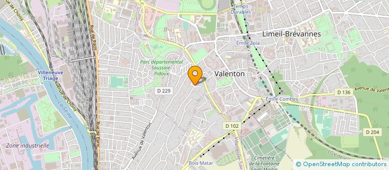 localisation de l'entreprise SBMR à VALENTON