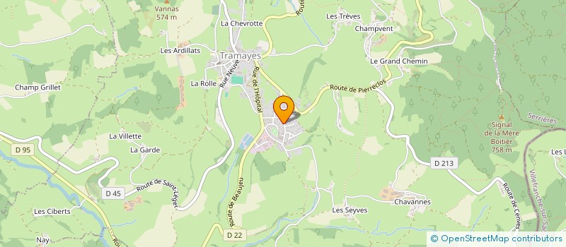 localisation de l'entreprise SBMR CONSULTING  TRAMAYES