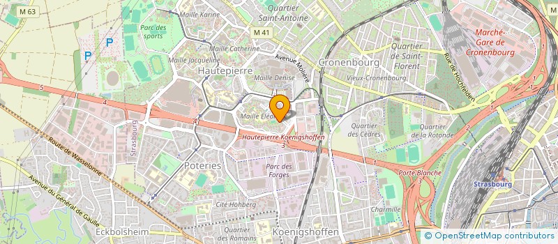 localisation de l'entreprise SBN BATIMENT à STRASBOURG