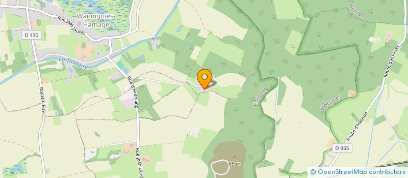 localisation de l'entreprise SBN CHATELAIN  WANDIGNIES-HAMAGE