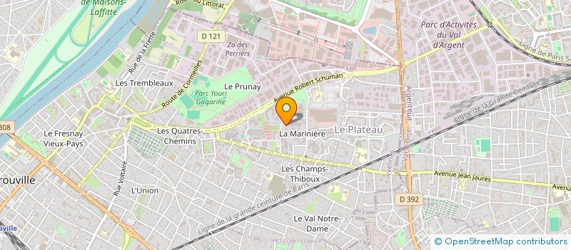 localisation de l'entreprise SBN RESINE à SARTROUVILLE