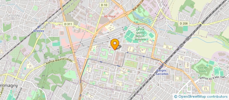 localisation de l'entreprise SBNET PLUS à SARCELLES