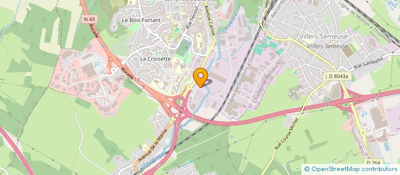 localisation de l'entreprise SBNFB  WARCQ