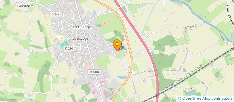 localisation de l'entreprise SBNH  LA BAZOGE