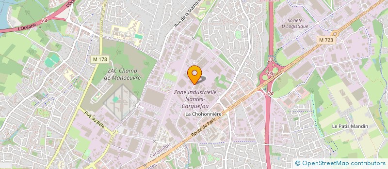 localisation de l'entreprise SBNM IMMOBILIERE  CARQUEFOU