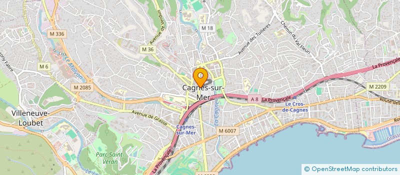 localisation de l'entreprise SBO à CAGNES-SUR-MER
