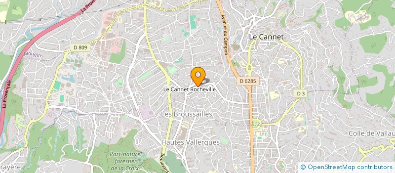 localisation de l'entreprise SBO IMMO à LE CANNET