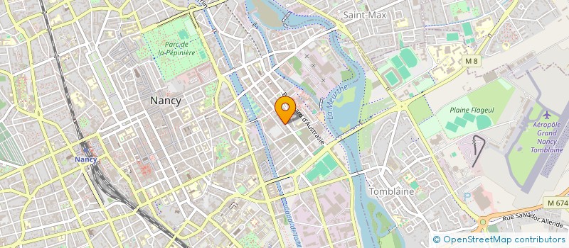 localisation de l'entreprise SBO INVEST  NANCY