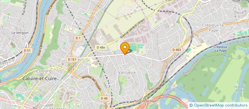 localisation de l'entreprise SBOUN  CALUIRE-ET-CUIRE