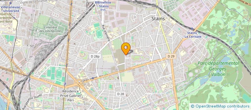 localisation de l'entreprise SBOUYA à STAINS