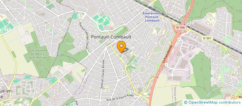 localisation de l'entreprise SBP à PONTAULT-COMBAULT