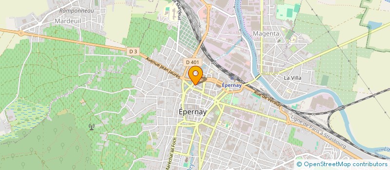localisation de l'entreprise SBP à EPERNAY