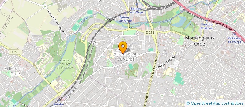 localisation de l'entreprise SBP IMMO 2  VILLEMOISSON-SUR-ORGE