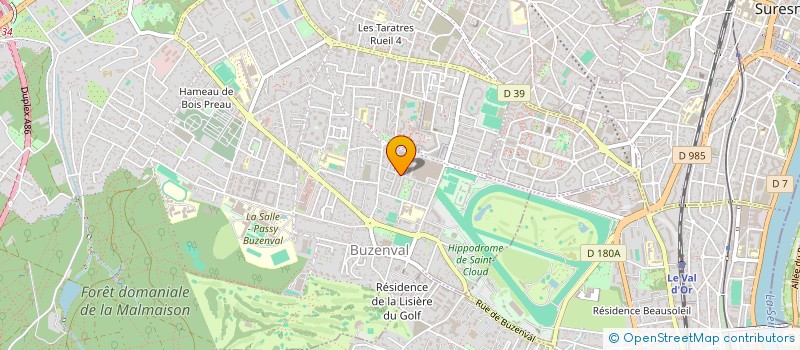 localisation de l'entreprise SBP INTERNATIONAL à RUEIL-MALMAISON