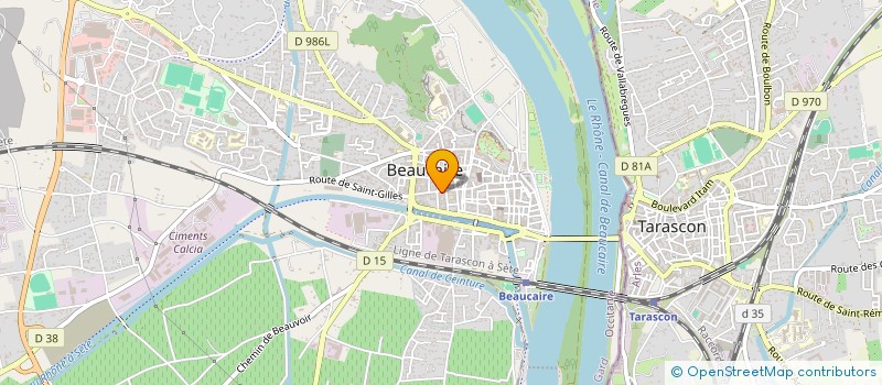 localisation de l'entreprise SBP SOCIETE BEAUCAIROISE DE PATISSERIE à BEAUCAIRE