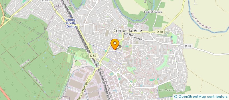 localisation de l'entreprise SBPA  COMBS LA VILLE