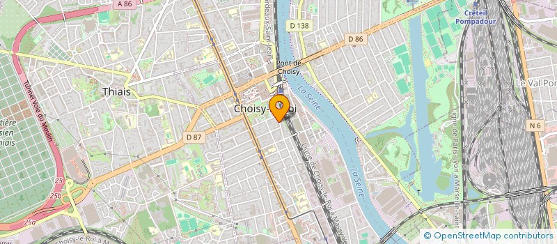 localisation de l'entreprise SBPC à CHOISY-LE-ROI