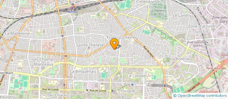 localisation de l'entreprise SBPCPV à RENNES