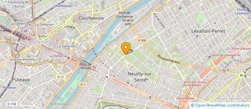localisation de l'entreprise SBPERFORMANCE à NEUILLY-SUR-SEINE