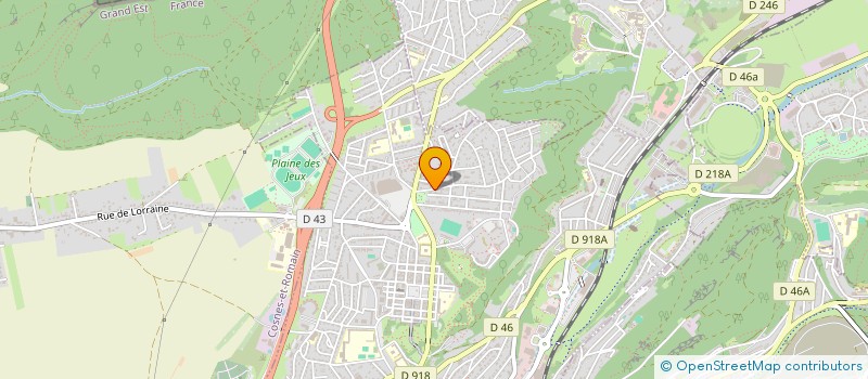 localisation de l'entreprise SBPL à LONGWY