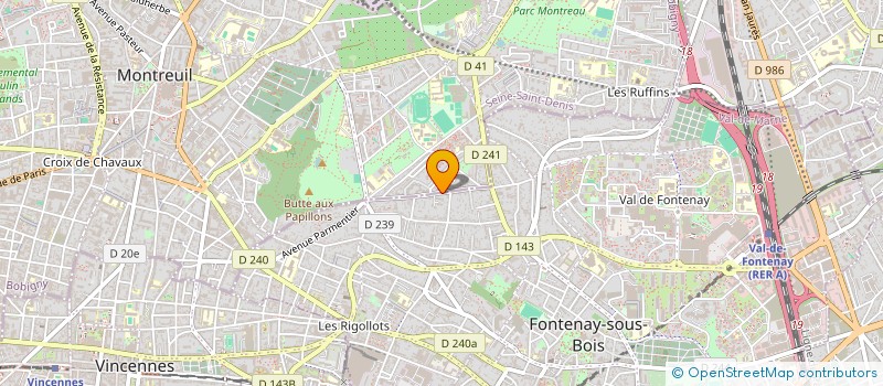 localisation de l'entreprise SBPMEDIA à FONTENAY-SOUS-BOIS