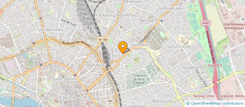 localisation de l'entreprise SBQT LUNETTES à TOULOUSE