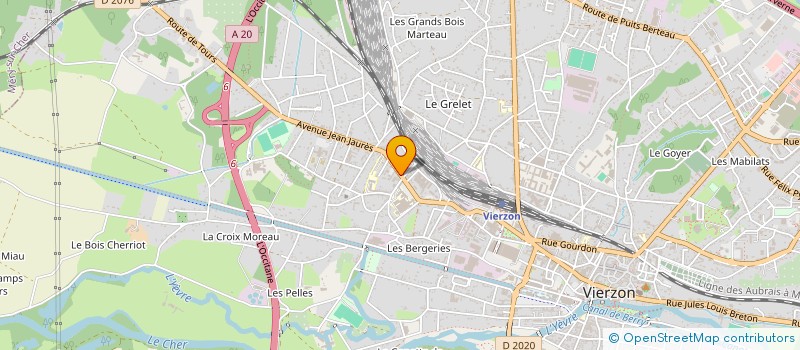 localisation de l'entreprise SBR 18 à VIERZON