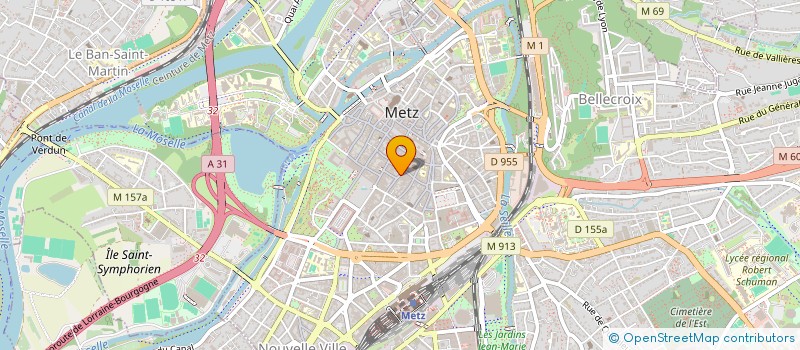 localisation de l'entreprise SBR à METZ