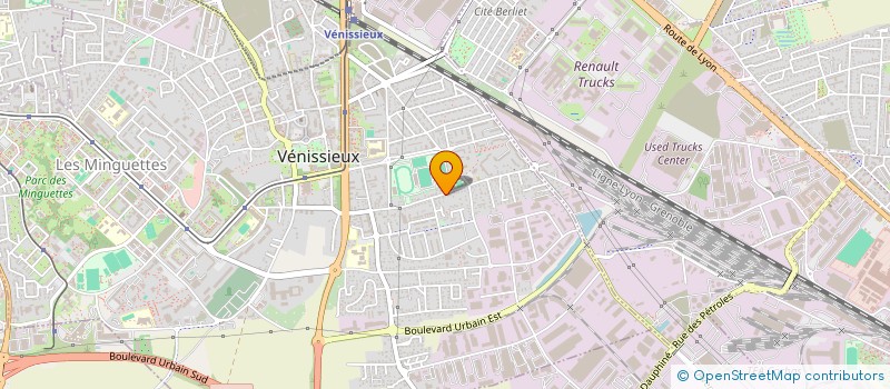 localisation de l'entreprise SBR  VENISSIEUX