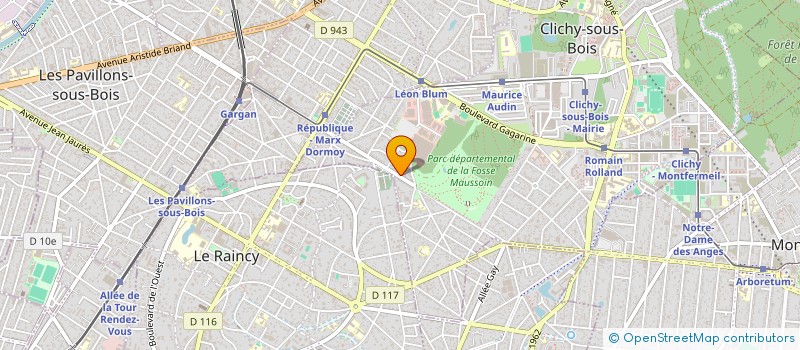 localisation de l'entreprise SBR CONCEPT à CLICHY-SOUS-BOIS